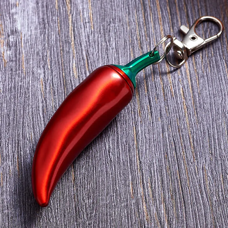 Novel Chili Shaped Permanent Match Keychain Kerosene Lighter sold by FloralTrip product image thumbnail 4