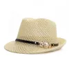 Men's Knitted Mesh Breathable Panama Fedora Hat sold by FloralTrip