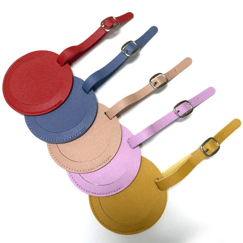 Round Shape One-Sided Custom Your Text Luggage Tag sold by FloralTrip product image thumbnail 5