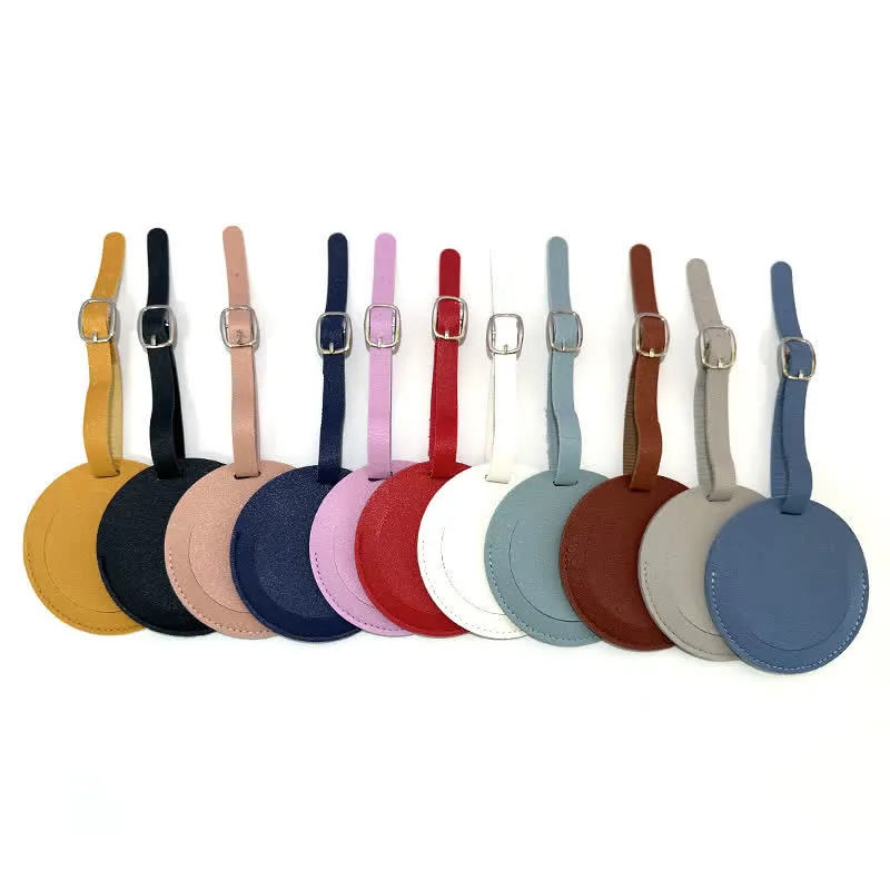 Round Shape One-Sided Custom Your Text Luggage Tag sold by FloralTrip product image thumbnail 2