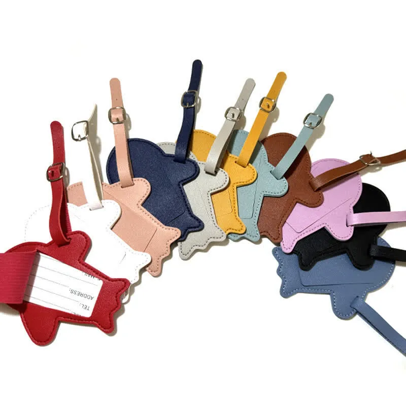 Airplane Shape One-Sided Custom Your Text Luggage Tag sold by FloralTrip product image thumbnail 2