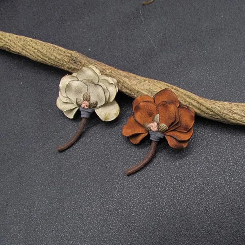 Original Design Retro Wedding Flower Petals Cloth Brooch sold by FloralTrip