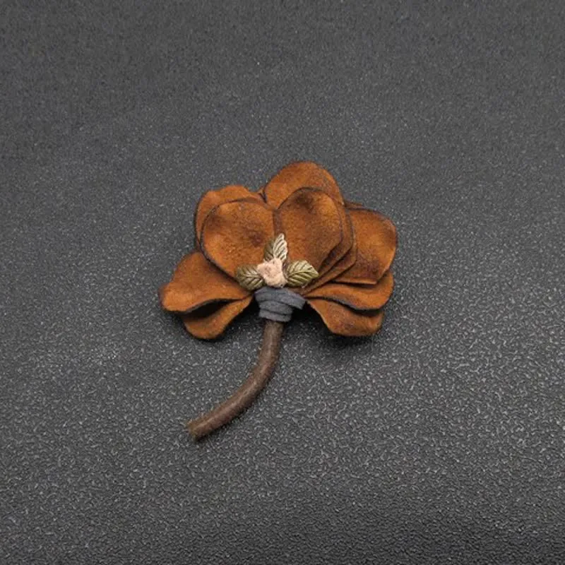 Original Design Retro Wedding Flower Petals Cloth Brooch sold by FloralTrip product image thumbnail 2