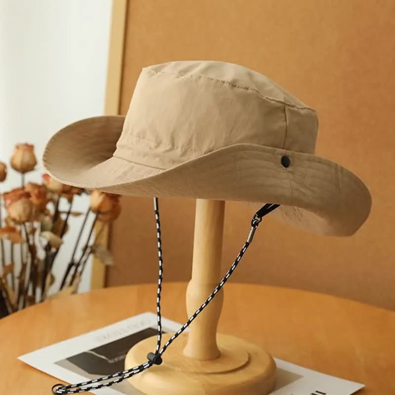 Foldable Anti-UV Protection Camping Mountaineering Bucket Hat sold by FloralTrip product image thumbnail 4