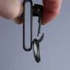 Heavy Duty Double Rings Metal Belt Loop Keychain sold by FloralTrip