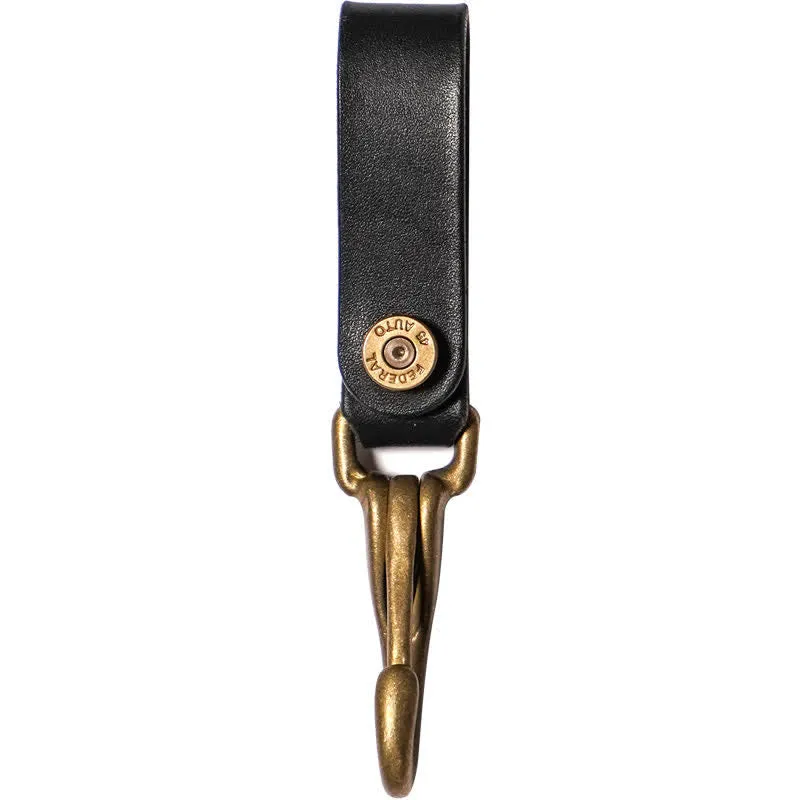 Waist Hanging Retro Genuine Leather Belt Loop Keychain sold by FloralTrip product image thumbnail 3