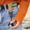 Velcro Webbing Tactic Belt Loop Nylon Keychain sold by FloralTrip