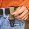 Velcro Webbing Tactic Belt Loop Nylon Keychain sold by FloralTrip