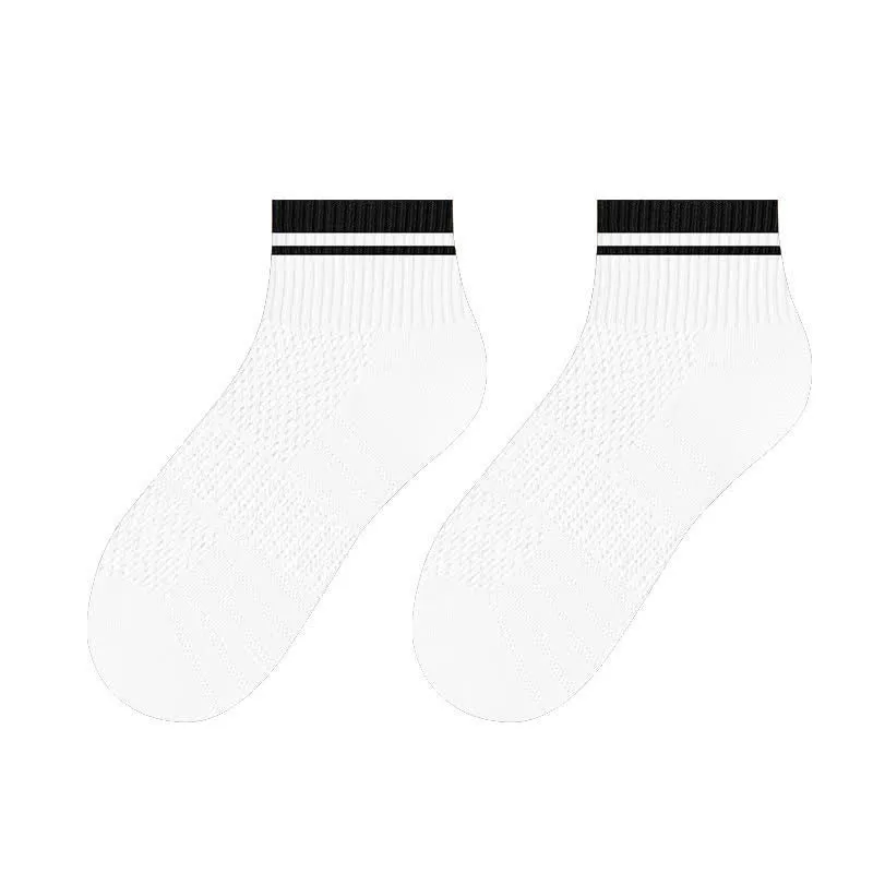Men's Mesh Ribbed Design Thin Summer Short Socks sold by FloralTrip product image thumbnail 5