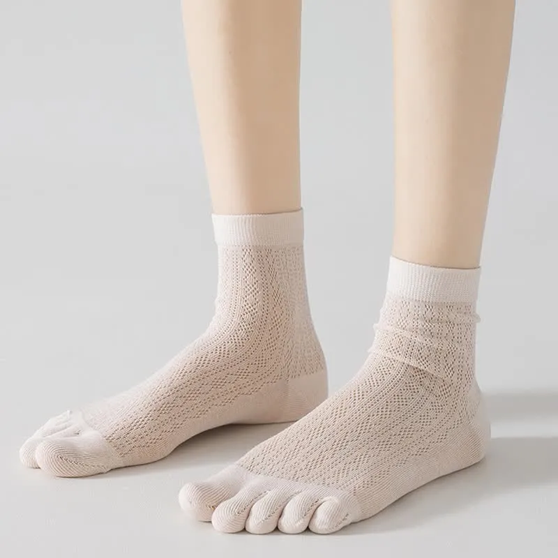 Women's Five Finger Thin Mesh Summer Socks sold by FloralTrip