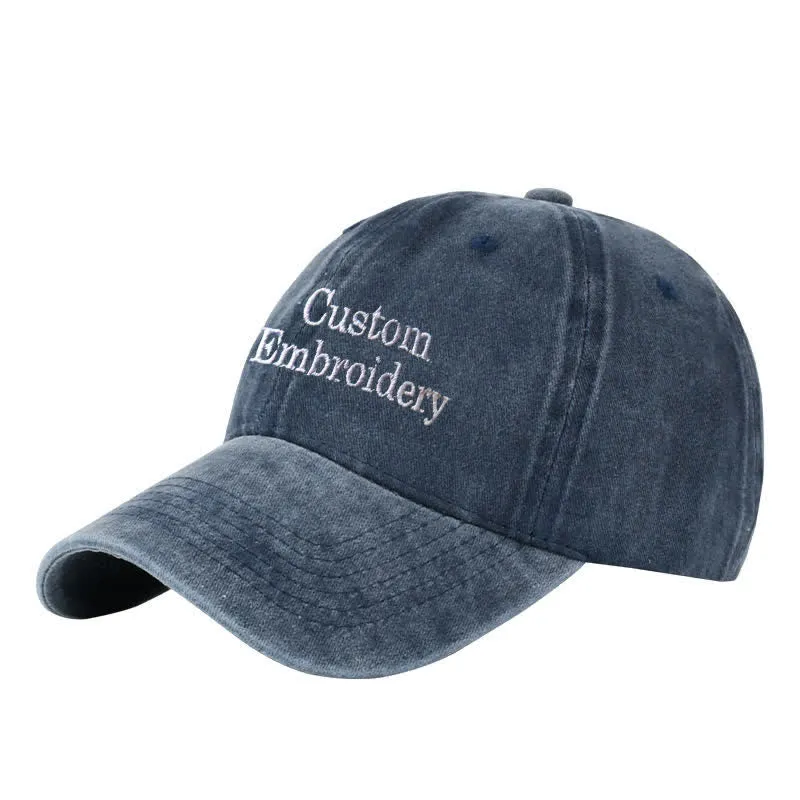 Custom Text Personalized Embroidered Adjustable Baseball Cap sold by FloralTrip product image thumbnail 4