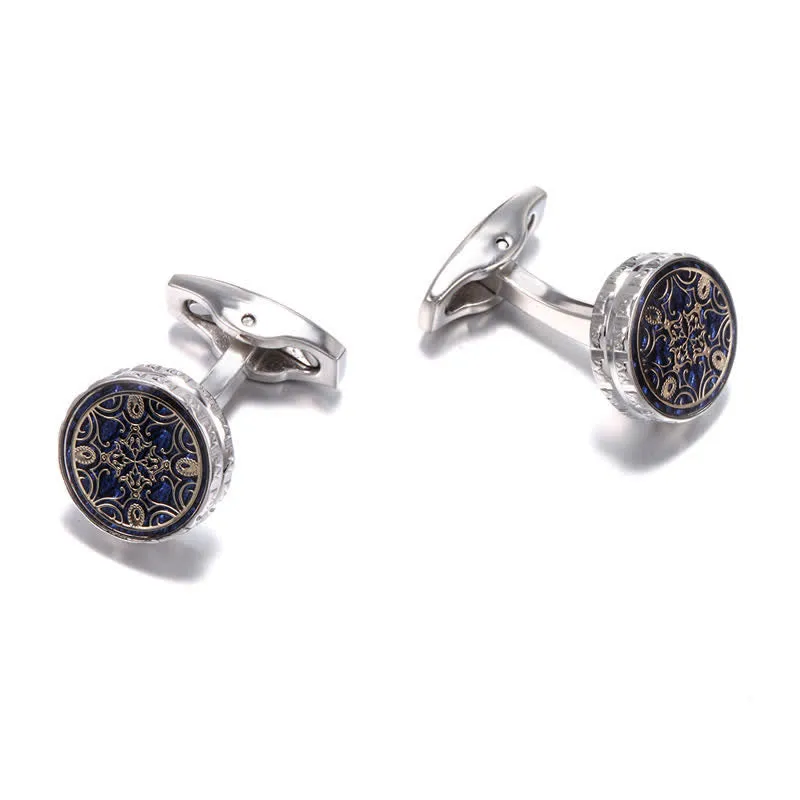 Men's 1 Pair Novelty Floral Pattern Design Cufflinks sold by FloralTrip product image thumbnail 3