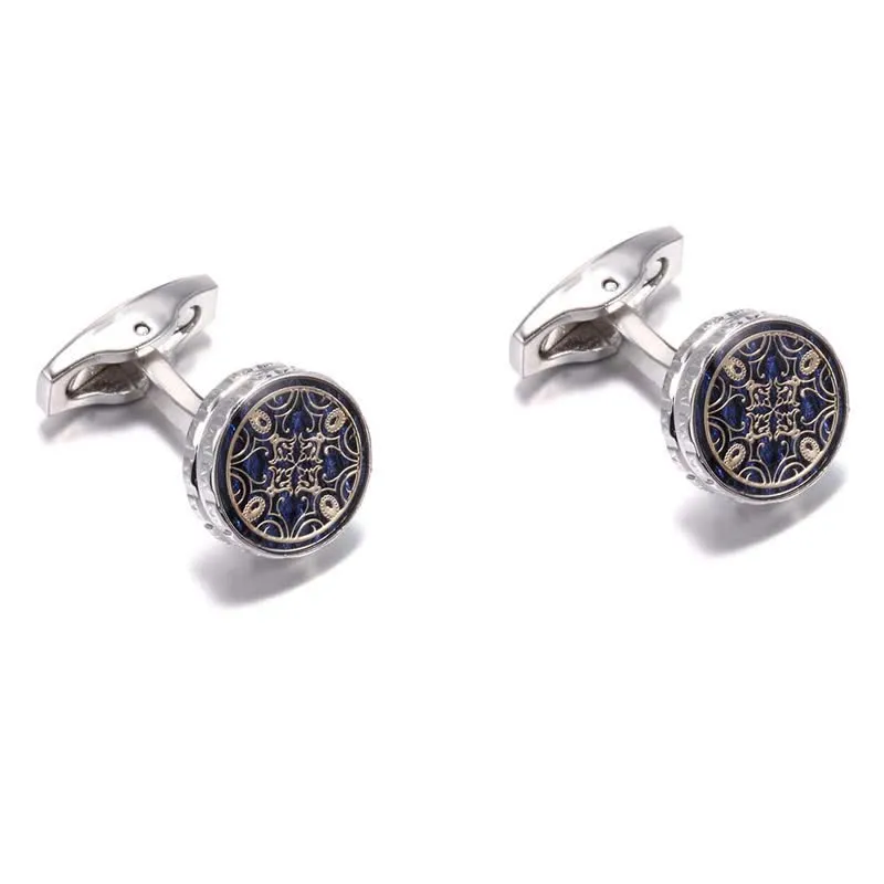 Men's 1 Pair Novelty Floral Pattern Design Cufflinks sold by FloralTrip product image thumbnail 4