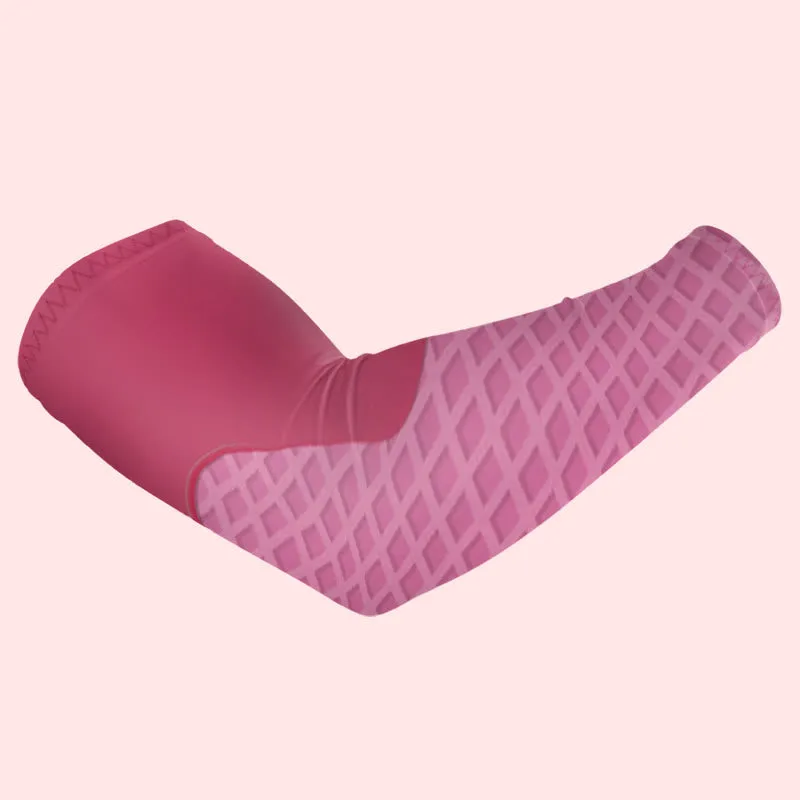 1 Pair Pink Ice Cream Sun Protection Elastic Arm Sleeves sold by FloralTrip