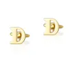 1 Pair Men's Gold Plated Initial Letter 26 Alphabet Cufflinks sold by FloralTrip