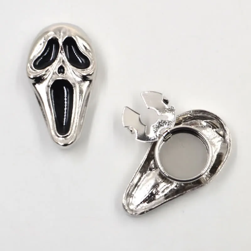 1 Pair Horrible Skull Mask Snap-On Shirt Button Covers sold by FloralTrip
