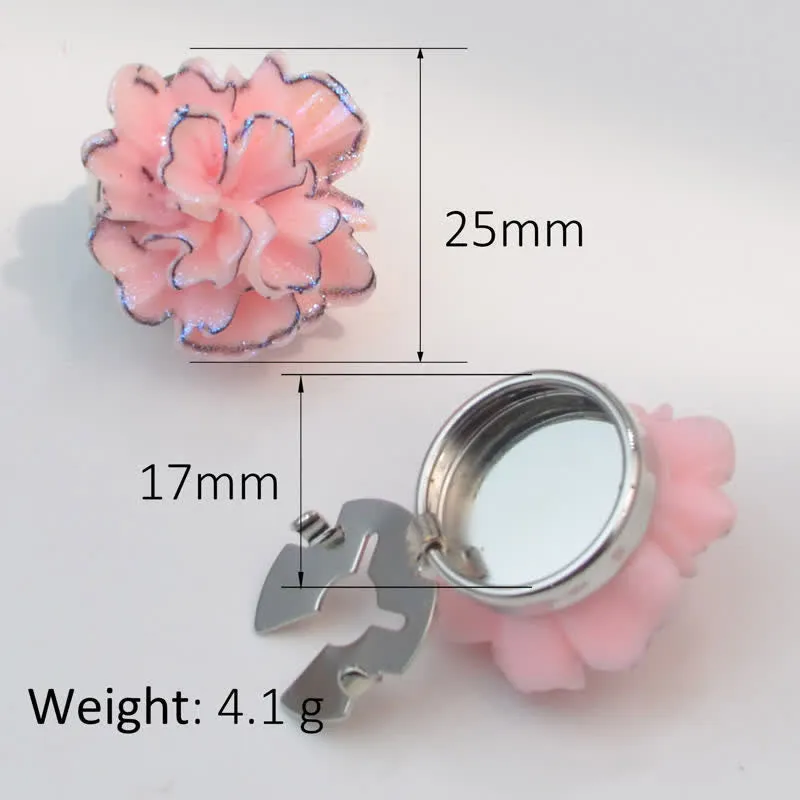 1 Pair Mini Pearls Owl Snap-On Shirt Button Covers sold by FloralTrip product image thumbnail 4