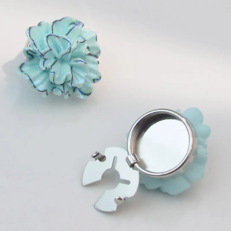 1 Pair Mini Pearls Owl Snap-On Shirt Button Covers sold by FloralTrip product image thumbnail 5