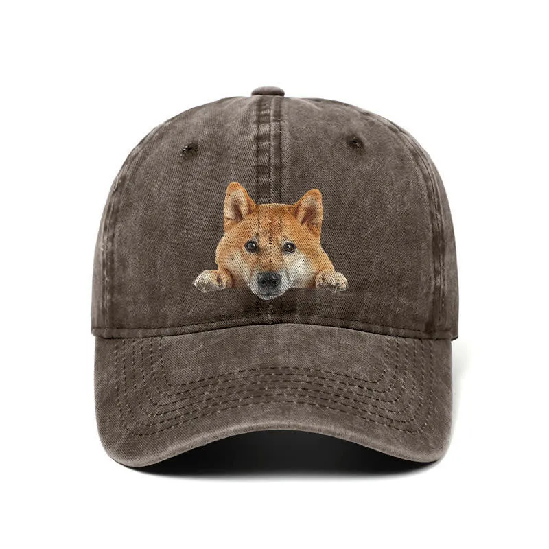 Shiba Inu Dog Lover Adjustable Baseball Cap sold by FloralTrip