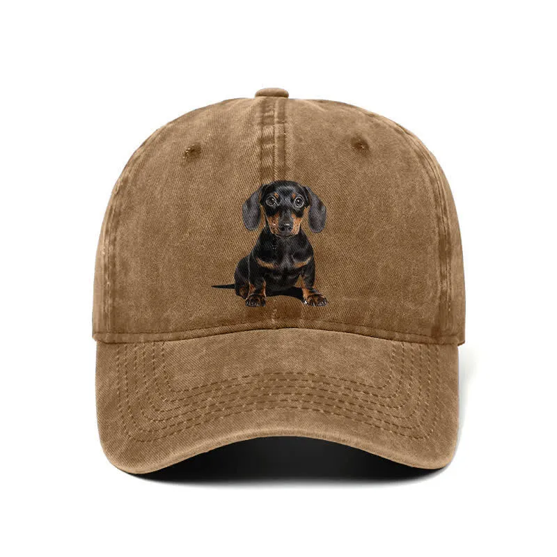 Dachshund Dog Lover Adjustable Baseball Cap sold by FloralTrip
