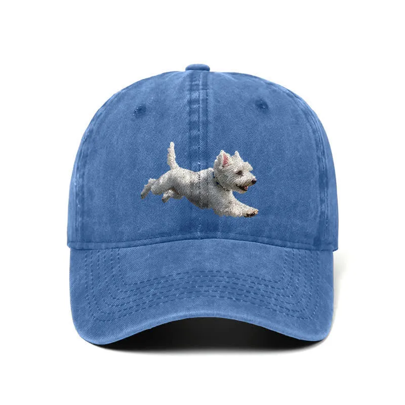 West Highland White Terrier Dog Lover Adjustable Baseball Cap sold by FloralTrip