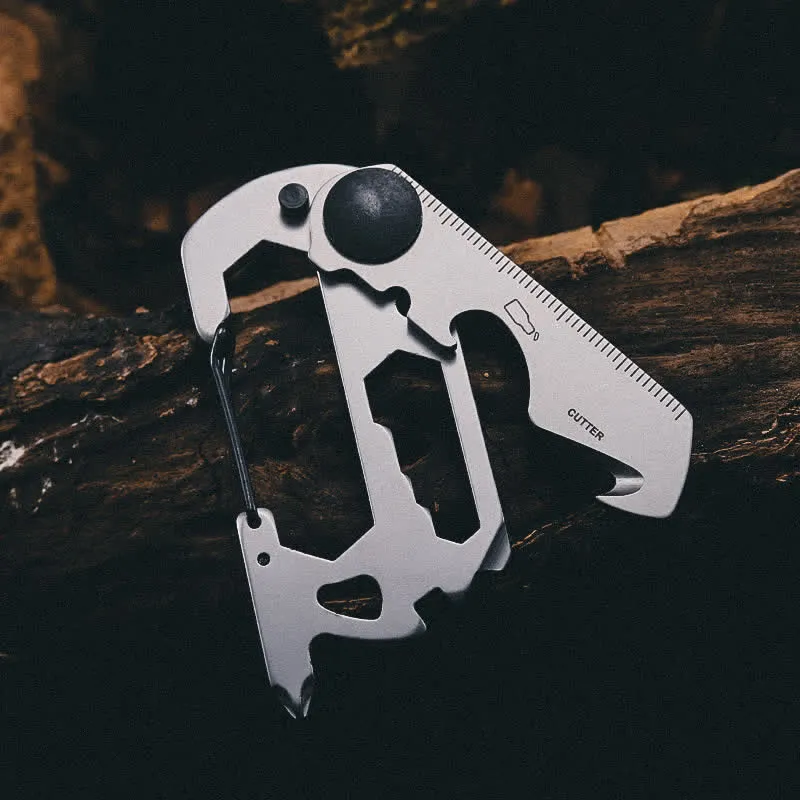 7 In 1 Mult-PurposeClimbing Carabiner EDC Keychain sold by FloralTrip