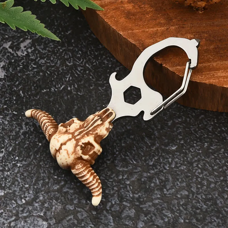 Practical Bull Indian Head Keychain With Hammer Breaker sold by FloralTrip product image thumbnail 2