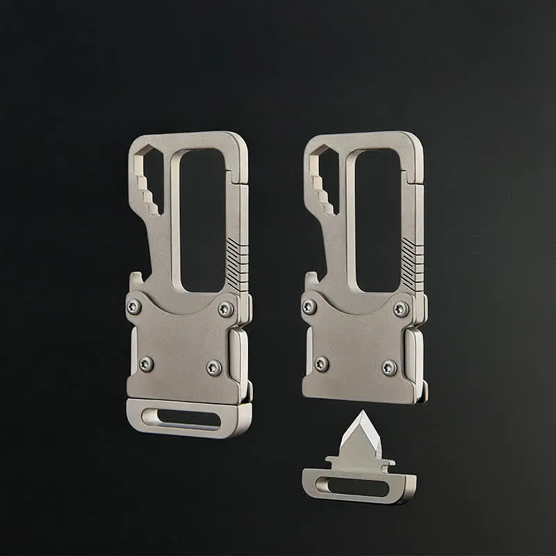 Multi-functional  Carabiner Keychain Clip With Knife sold by FloralTrip