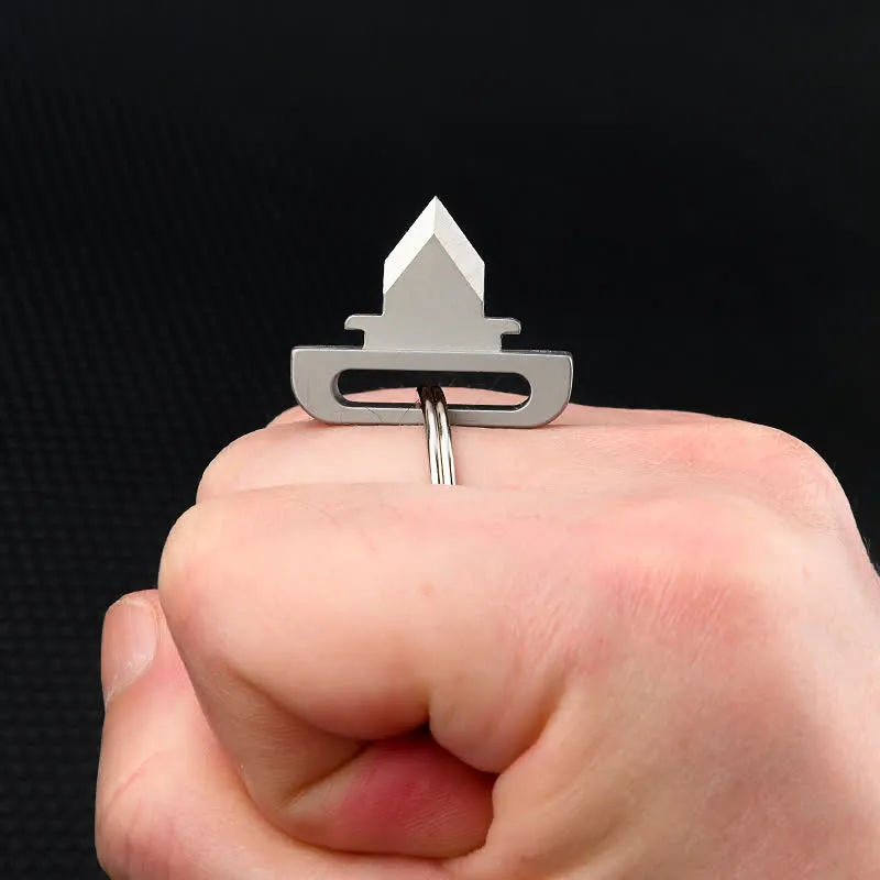 Multi-functional Carabiner Keychain Clip With Knife sold by FloralTrip product image thumbnail 4