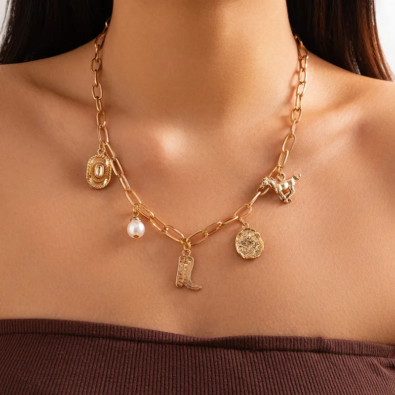 Western Style Multi-element Women's Exquisite Necklace sold by FloralTrip