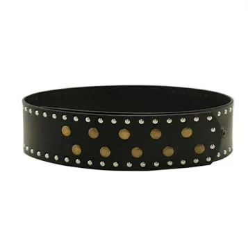 Women's Black&white Fashionable Slim Rivet Belt sold by FloralTrip product image thumbnail 4