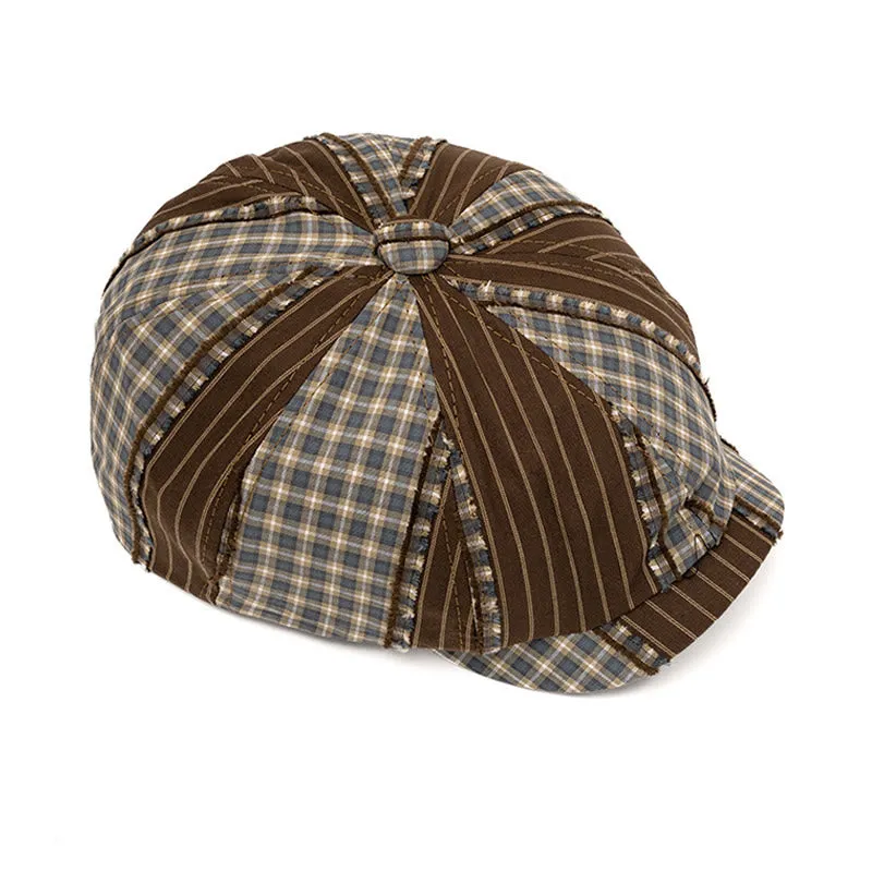 Retro Fashion Color Blocked Beret Suitable For Spring And Summer sold by FloralTrip product image thumbnail 4