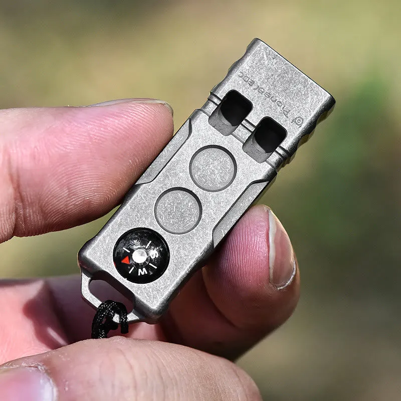 2-in-1 EDC-Tool Dual Tube High Decibel Survival Compass&Whistle sold by FloralTrip product image thumbnail 5