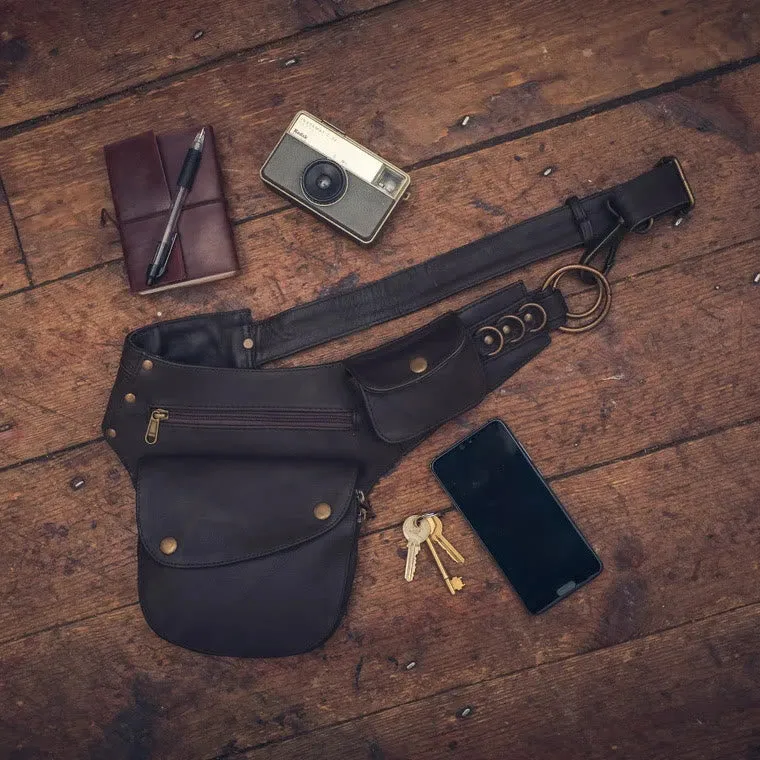 Retro Leisure Travel Hiking Women's Phone Bag Wallet Belt Bag sold by FloralTrip product image thumbnail 2