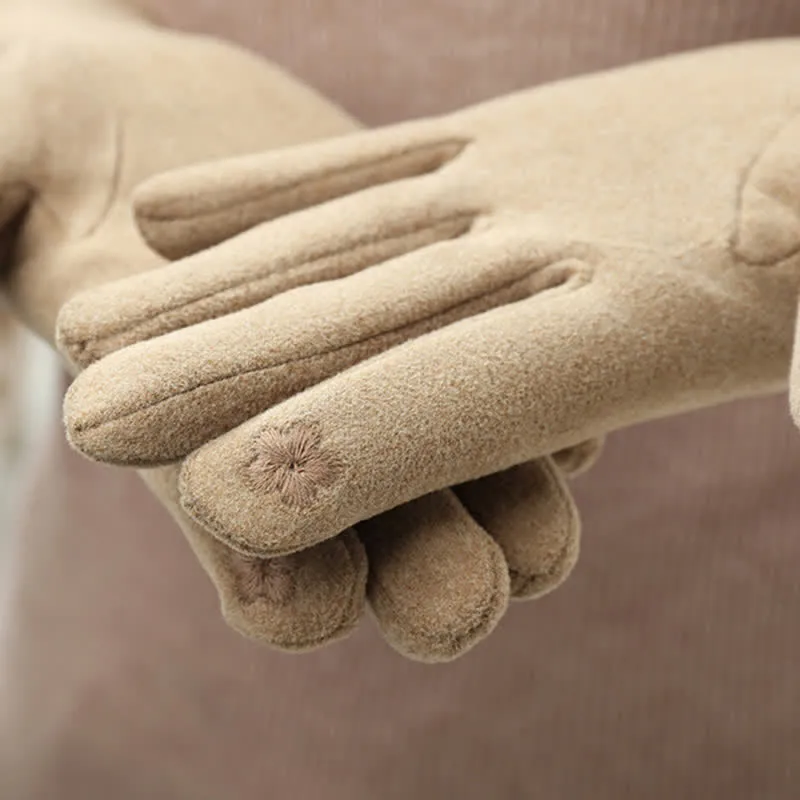 Women's Cute Bow Knot Full Finger Cover Gloves sold by FloralTrip product image thumbnail 3