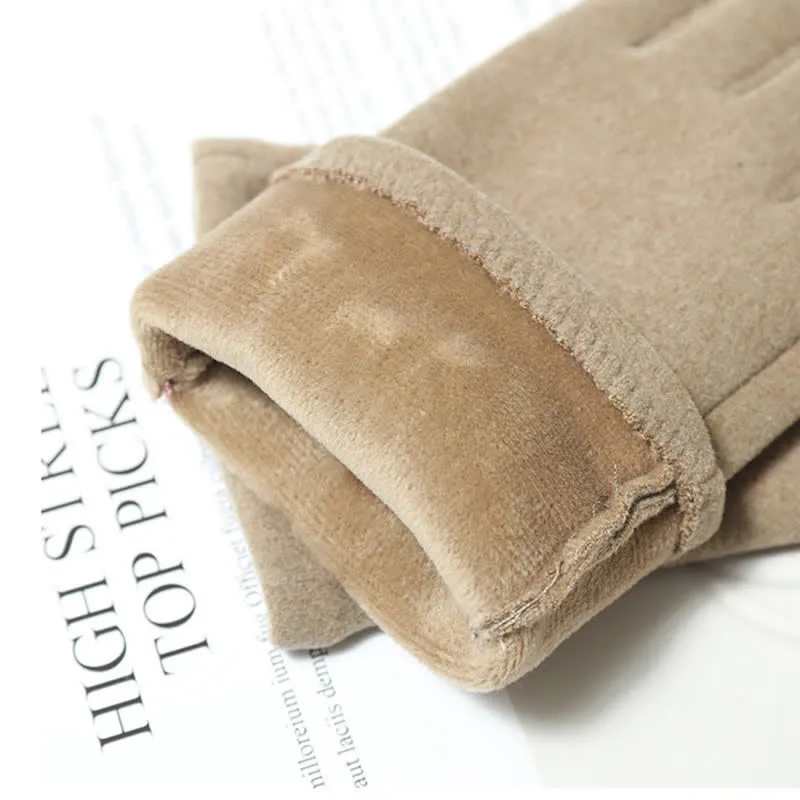 Women's Cute Bow Knot Full Finger Cover Gloves sold by FloralTrip product image thumbnail 4