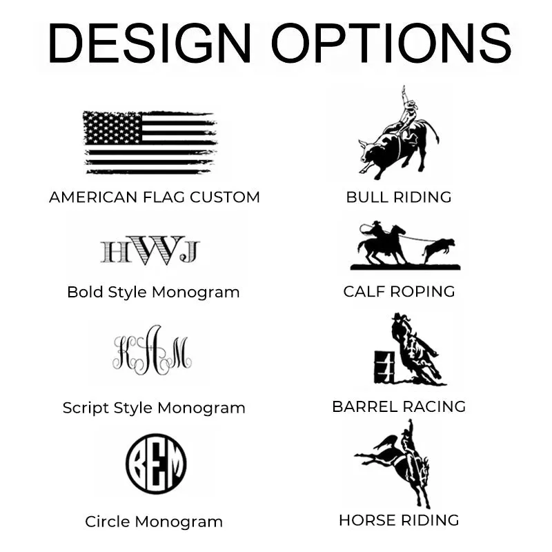 Three Galloping Horses DIY Cowboy Buckle Leather Belt sold by FloralTrip product image thumbnail 4