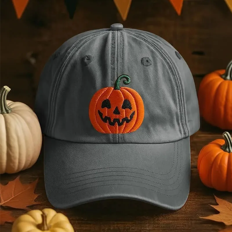 Halloween 3d Printed Pumpkin Face Baseball Cap Hat sold by FloralTrip product image thumbnail 4