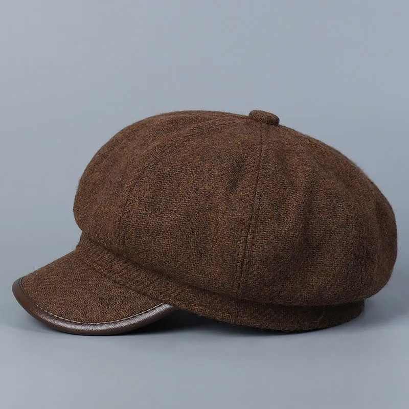 Fashionable And Simple Winter Women's Beret Hat Edge Covering sold by FloralTrip product image thumbnail 4