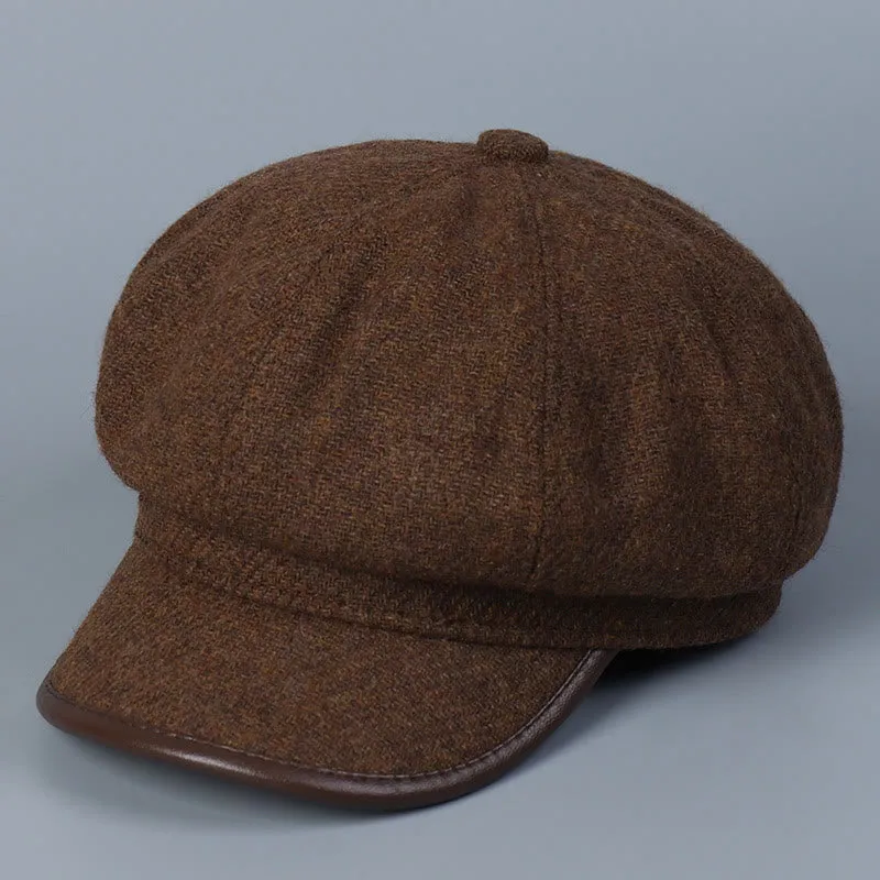 Fashionable And Simple Winter Women's Beret Hat Edge Covering sold by FloralTrip