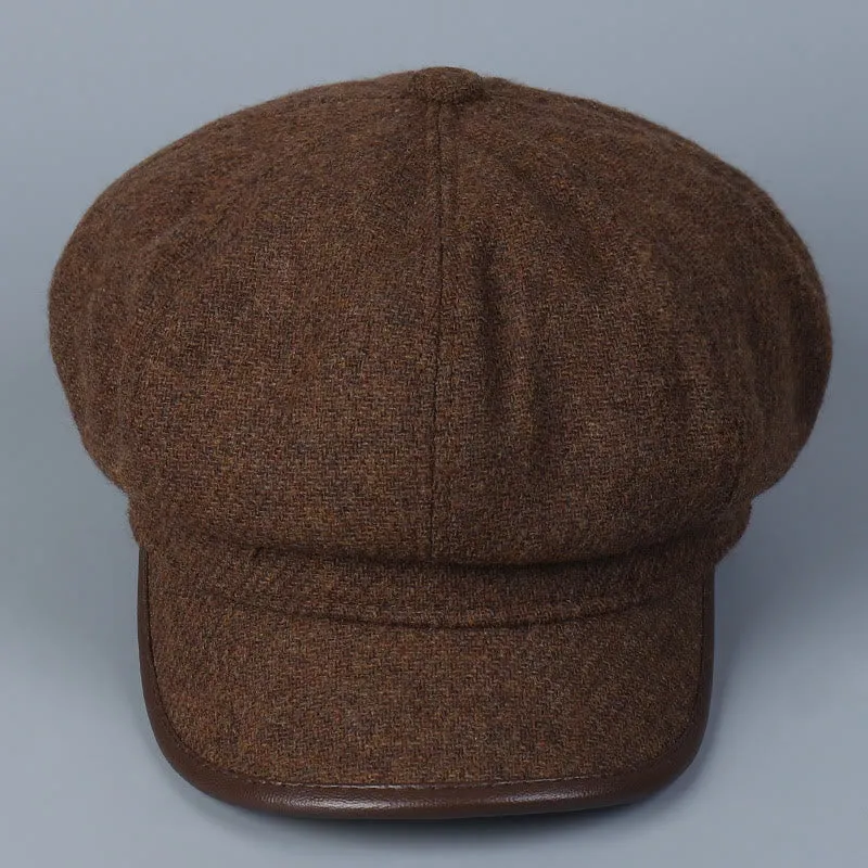 Fashionable And Simple Winter Women's Beret Hat Edge Covering sold by FloralTrip product image thumbnail 3