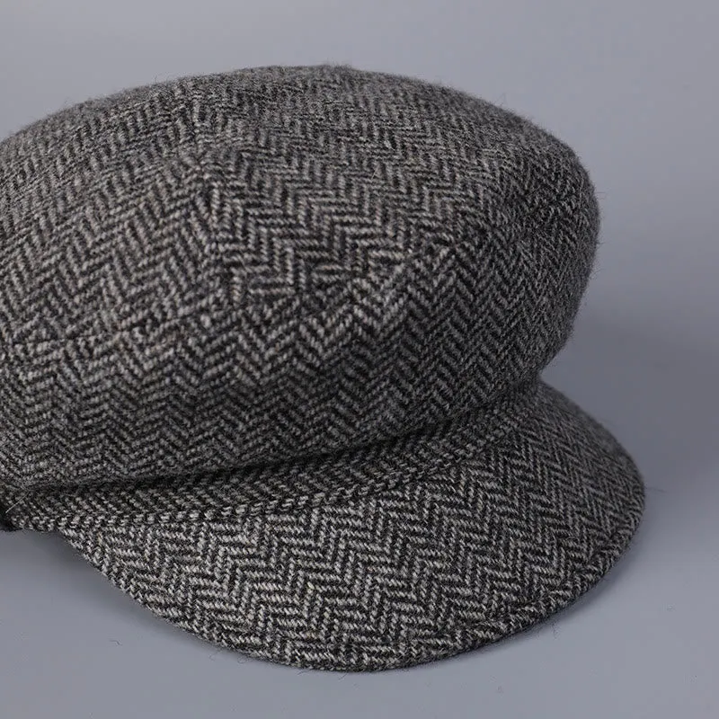 Classic British Winter Wool Women's Beret Hat sold by FloralTrip product image thumbnail 5