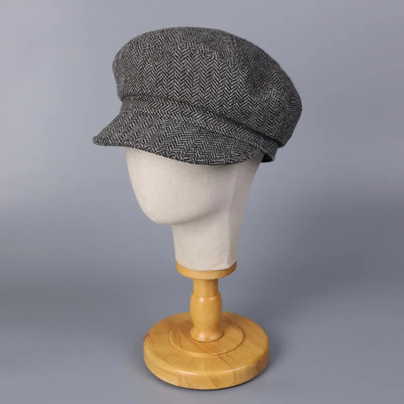 Classic British Winter Wool Women's Beret Hat sold by FloralTrip product image thumbnail 2