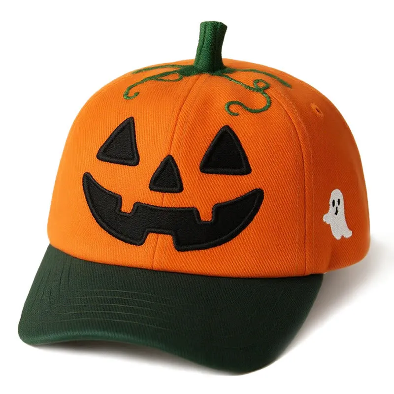 Halloween Eccentric Baseball Cap Pumpkin Hat sold by FloralTrip