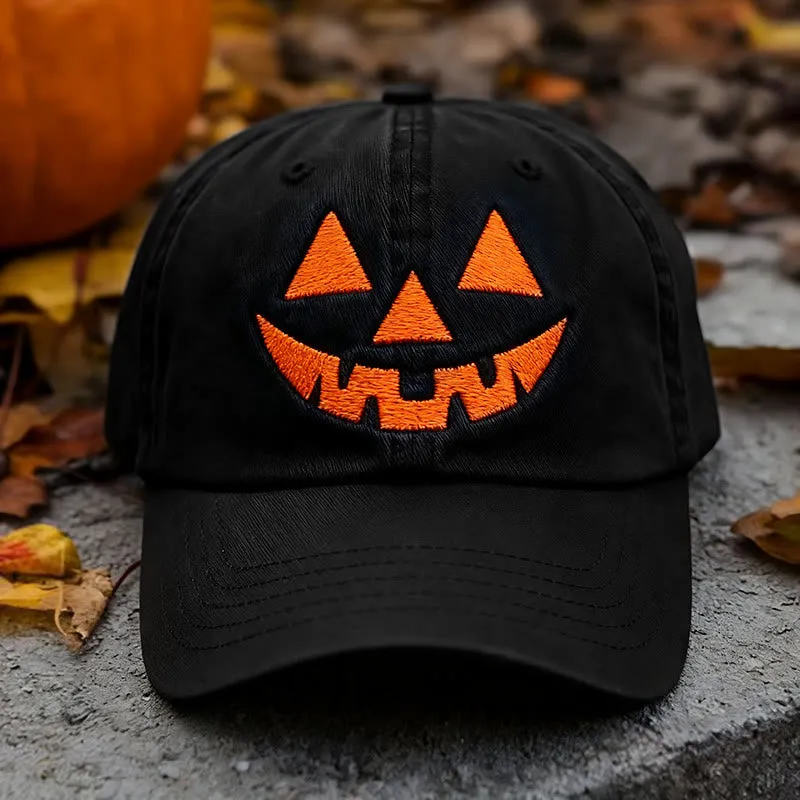 Halloween Eccentric Baseball Cap Pumpkin Hat sold by FloralTrip product image thumbnail 3