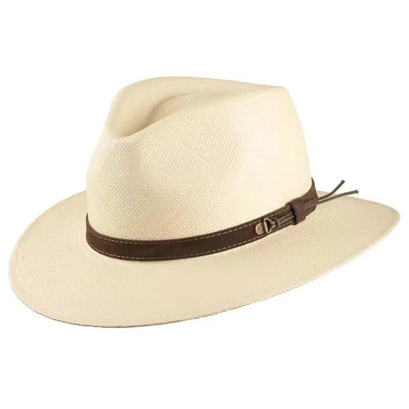 Hand Woven Solid Color With Strap Men's Cowboy Hat sold by FloralTrip