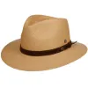Hand Woven Solid Color With Strap Men's Cowboy Hat sold by FloralTrip