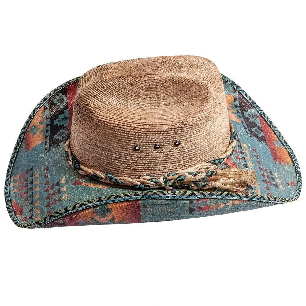 Fashionable Woven Sunshade Men's Cowboy Hat sold by FloralTrip product image thumbnail 4