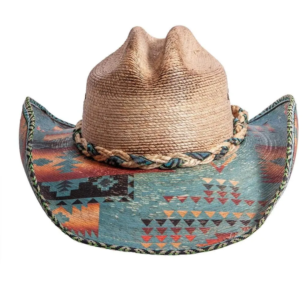 Fashionable Woven Sunshade Men's Cowboy Hat sold by FloralTrip product image thumbnail 3