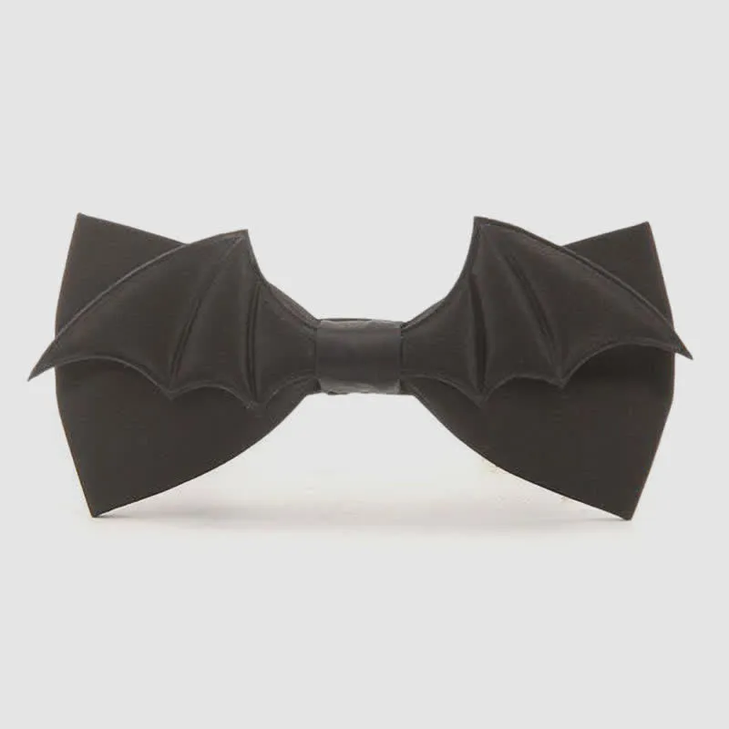 Halloween Party Gothic Black Dark Angel Bow Tie sold by FloralTrip